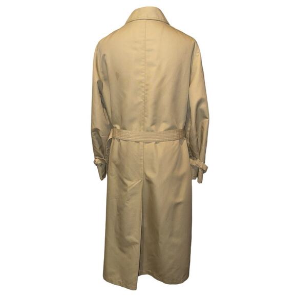 LONDON FOG Vintage Classic Full Length Trench Coat Size 18 - Picture 4 of 9